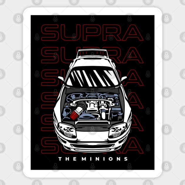 JDM Car Toyota Supra Sticker by celengan